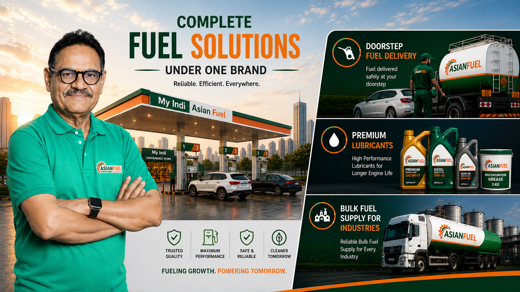 SRINIMAC fuel and lubricant services banner